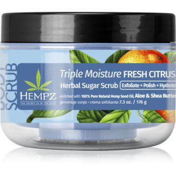 HEMPZ Triple Moisture exfoliant pentru corp - imagine 2